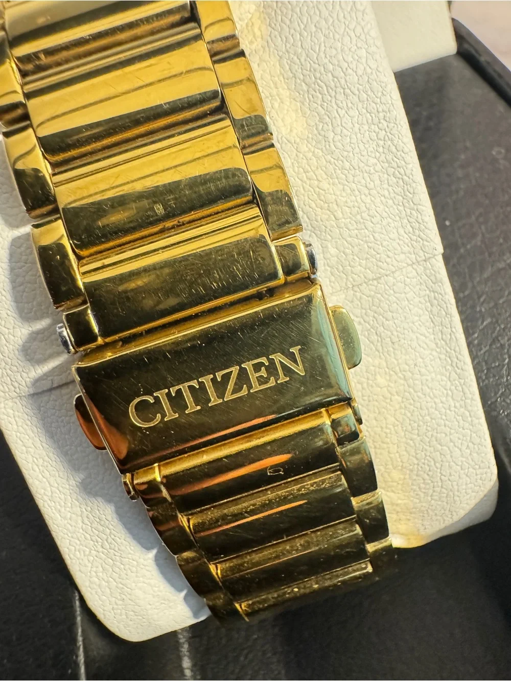 Citizen Gold Men's Dress Watch with Crystal Markers BI5012-53Q
